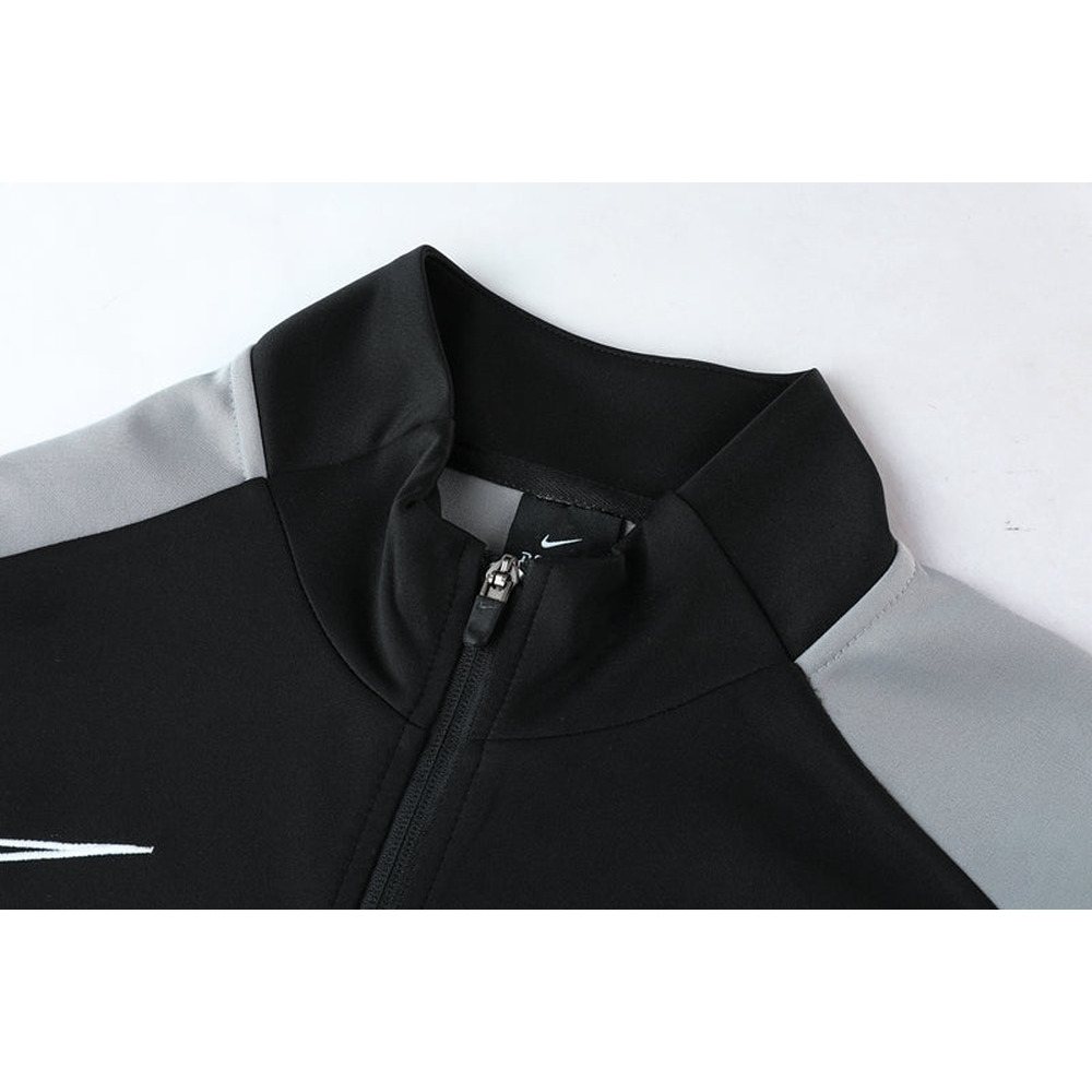 Conjunto de Frio Nike Sportswear Preto, Cinza e Neon