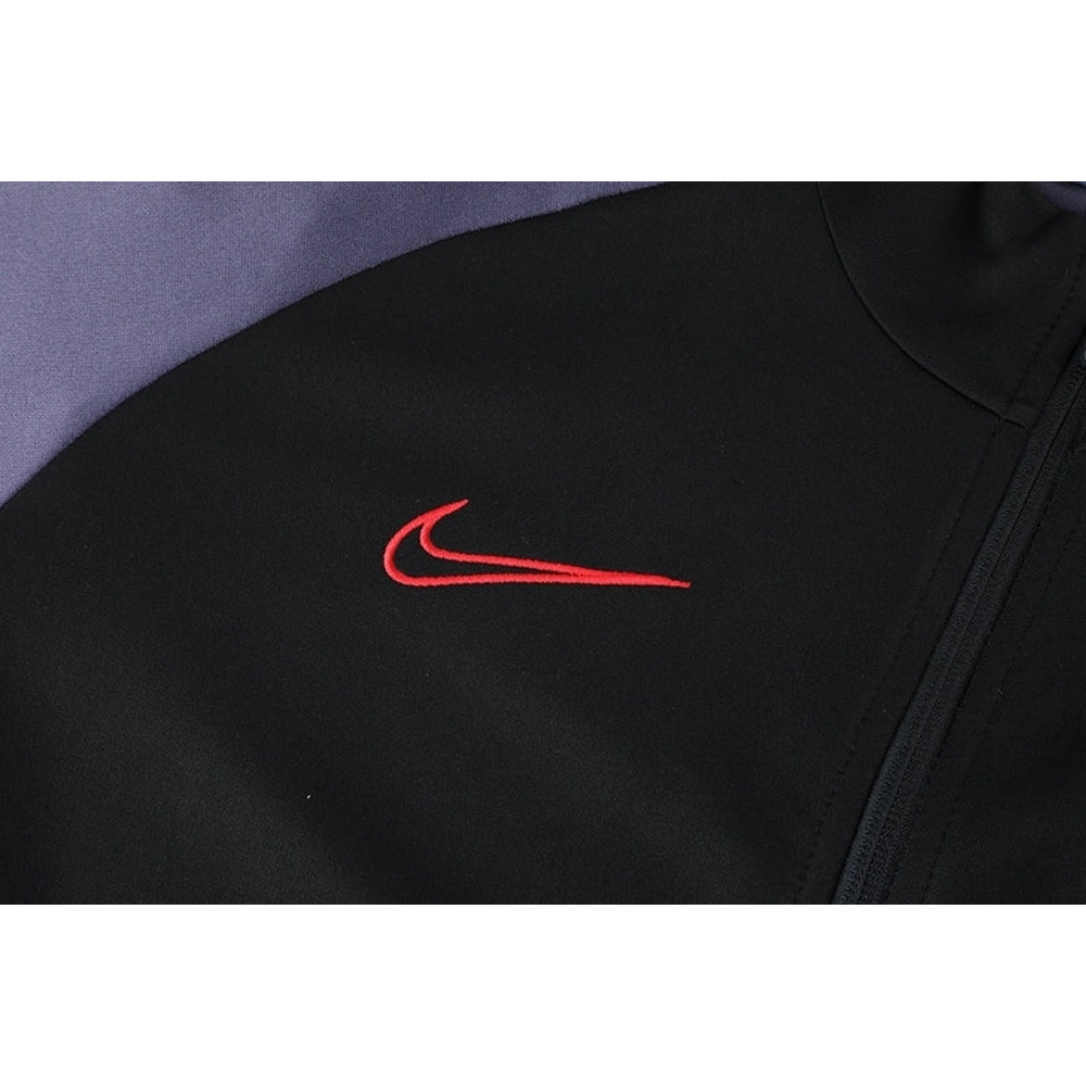 Conjunto de Frio Nike Sportswear Preto, Cinza e Vermelho