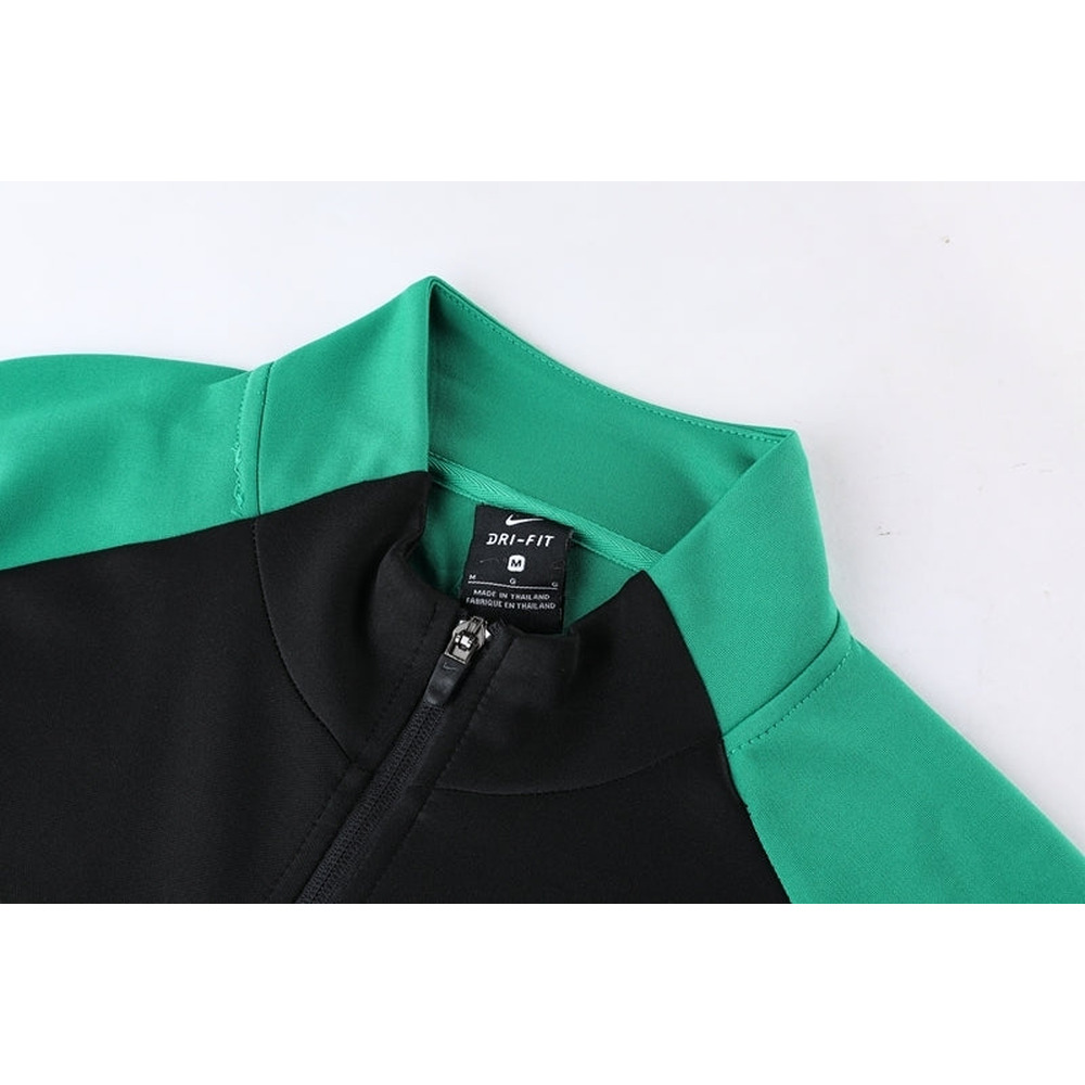 Conjunto de Frio Nike Sportswear Preto, Verde e Neon