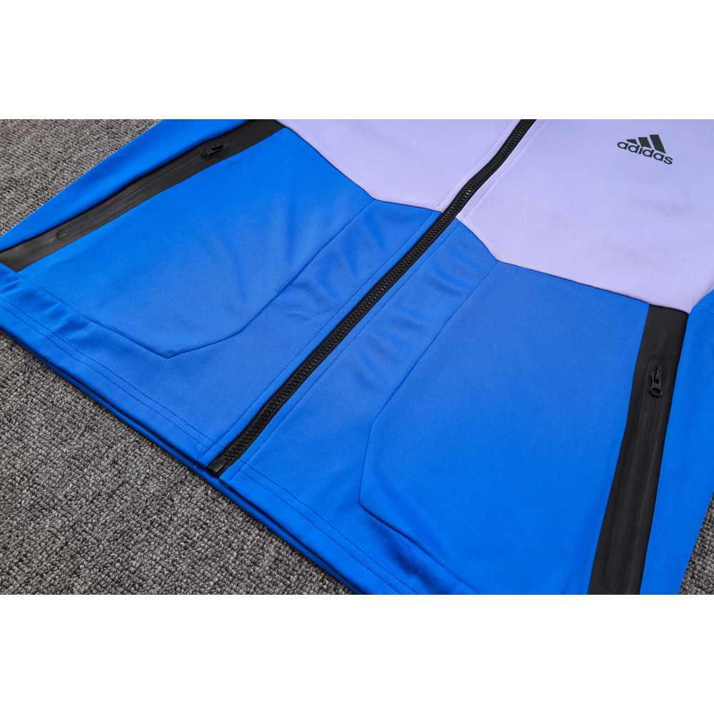 Conjunto de Moletom Adidas Sportswear com Touca Azul