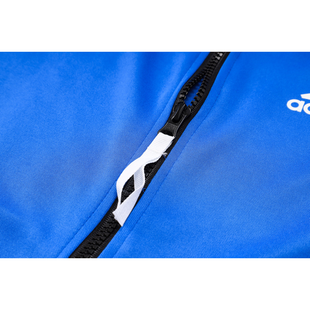 Conjunto de Moletom Adidas Sportswear com Touca Azul e Branco