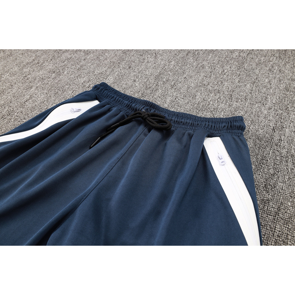 Conjunto de Moletom Adidas Sportswear com Touca Azul e Branco