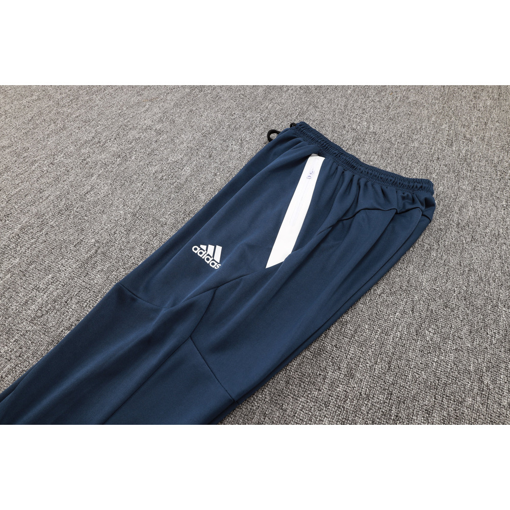 Conjunto de Moletom Adidas Sportswear com Touca Azul e Branco