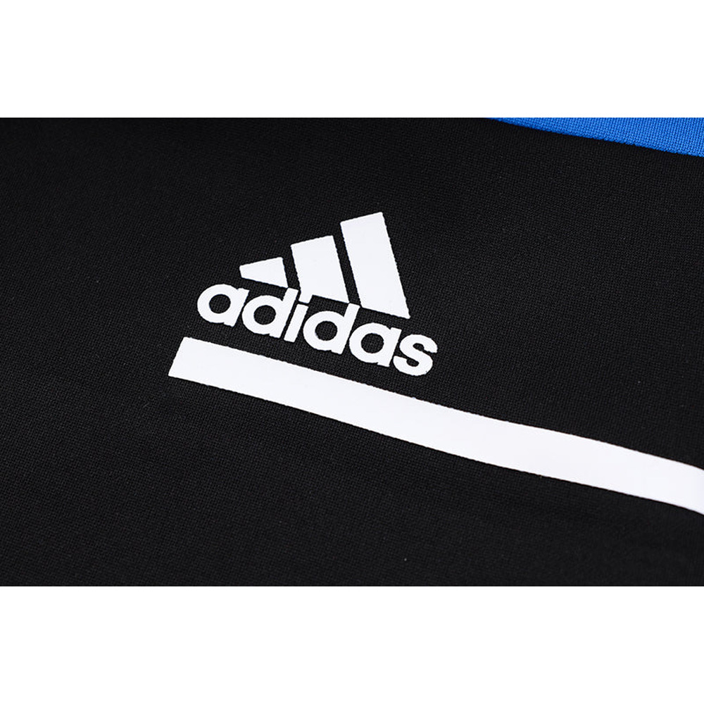 Conjunto de Moletom Adidas Sportswear com Touca Azul e Preto