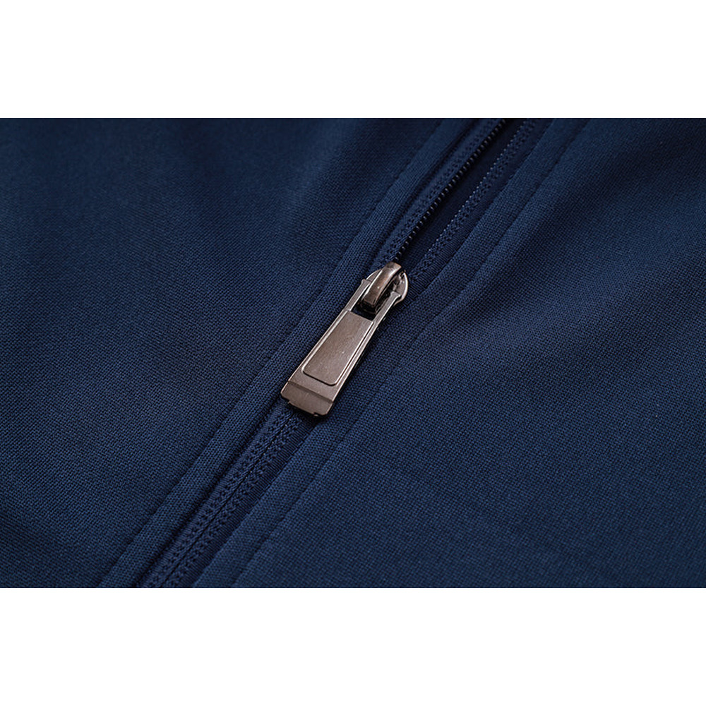 Conjunto de Moletom Adidas Sportswear com Touca Vermelho e Azul