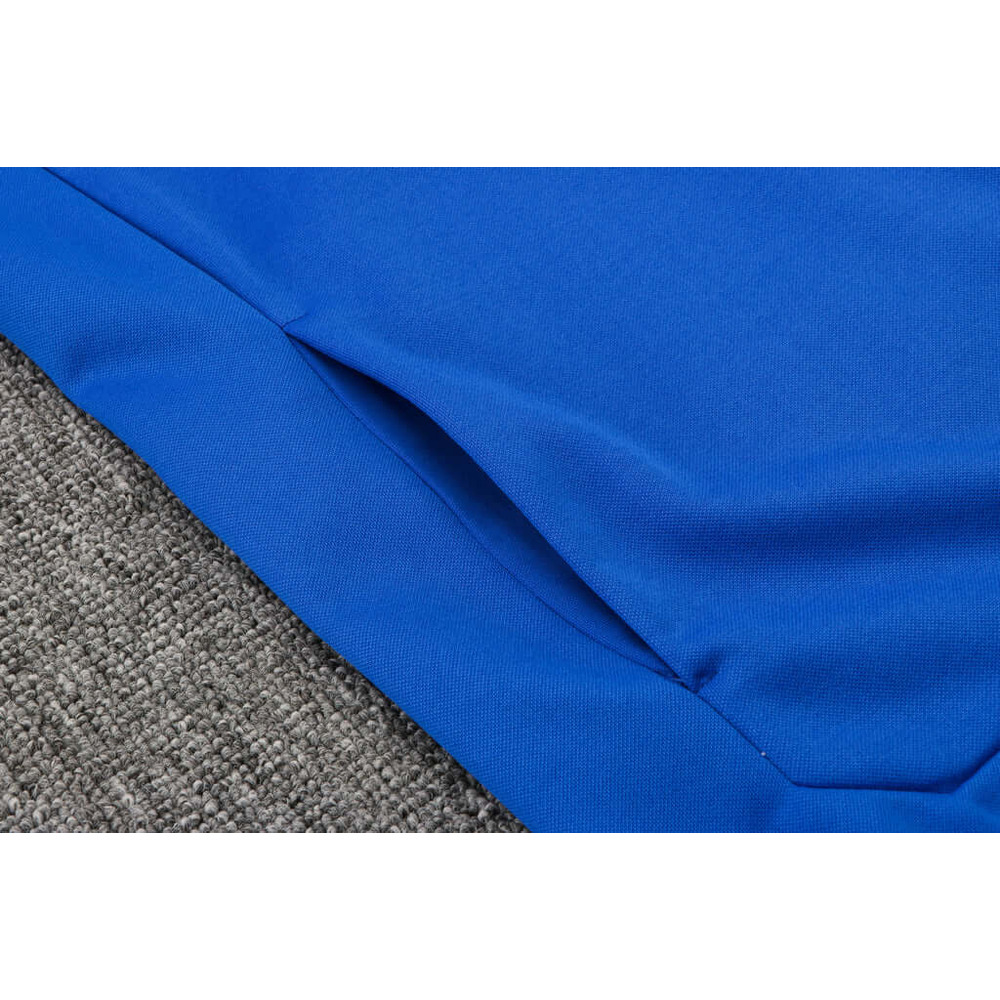 Conjunto de Moletom Nike Sportswear Tech Fleece com Touca Azul e Preto