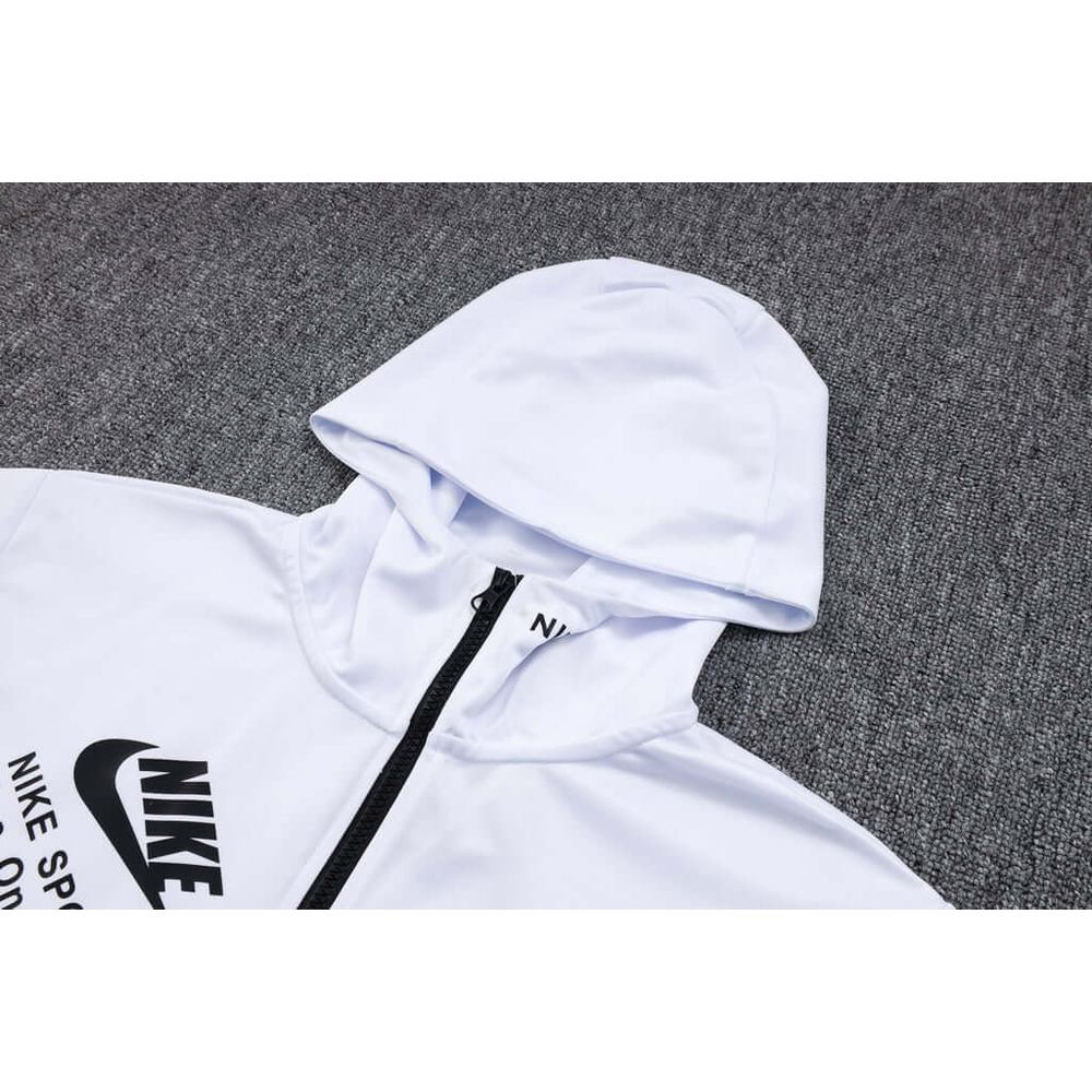Conjunto de Moletom Nike Sportswear Tech Fleece com Touca Branco