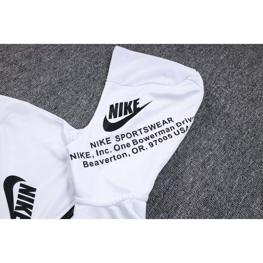 Conjunto de Moletom Nike Sportswear Tech Fleece com Touca Branco