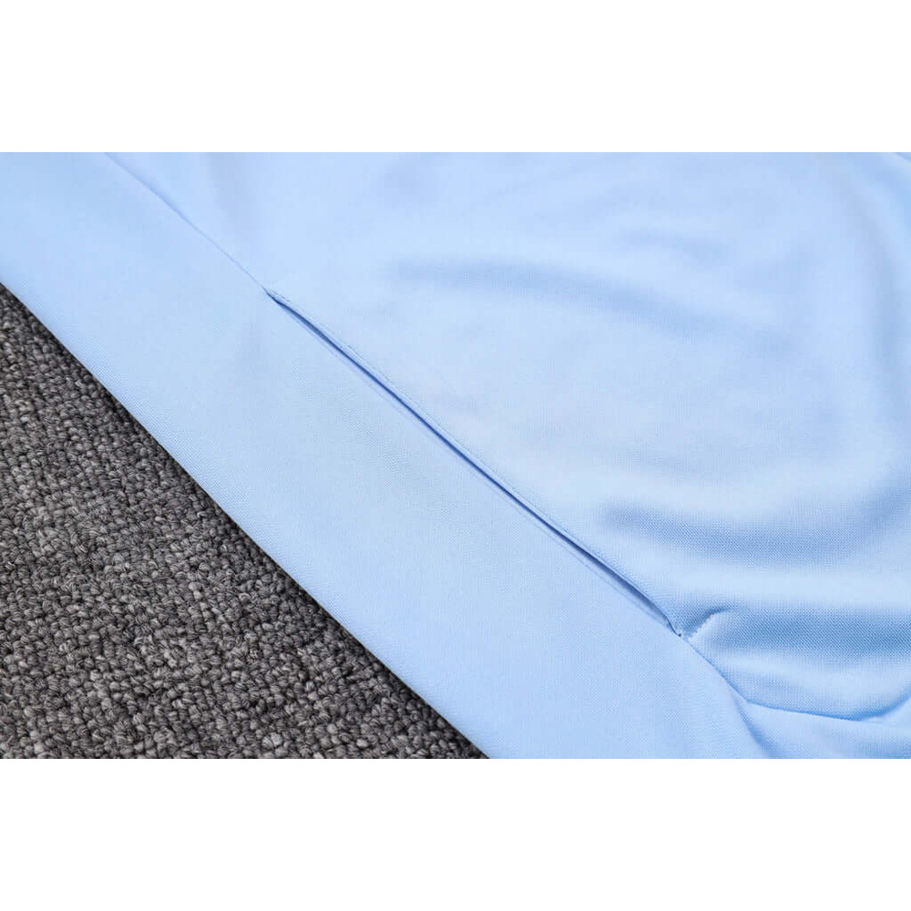 Conjunto de Moletom Nike Sportswear Tech Fleece com Touca Branco e Azul
