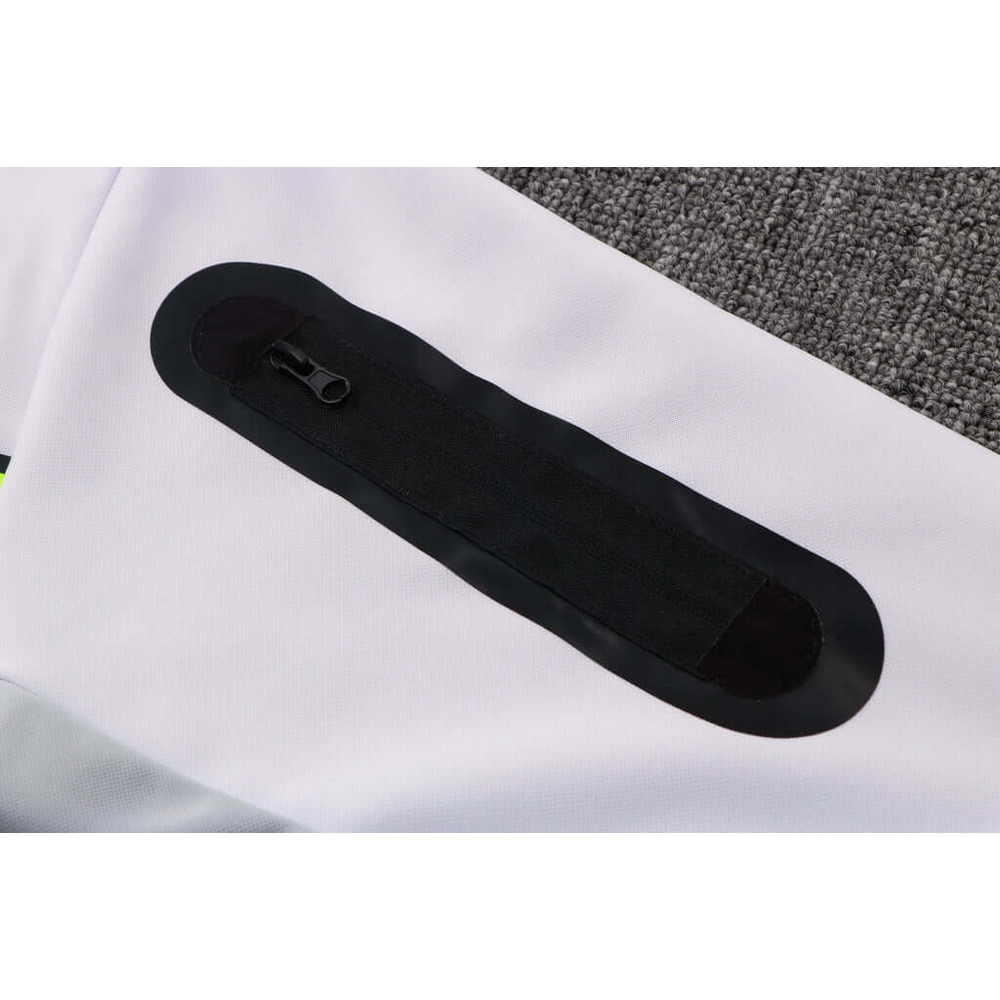 Conjunto de Moletom Nike Sportswear Tech Fleece com Touca Branco e Cinza