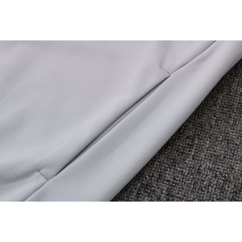Conjunto de Moletom Nike Sportswear Tech Fleece com Touca Branco e Cinza