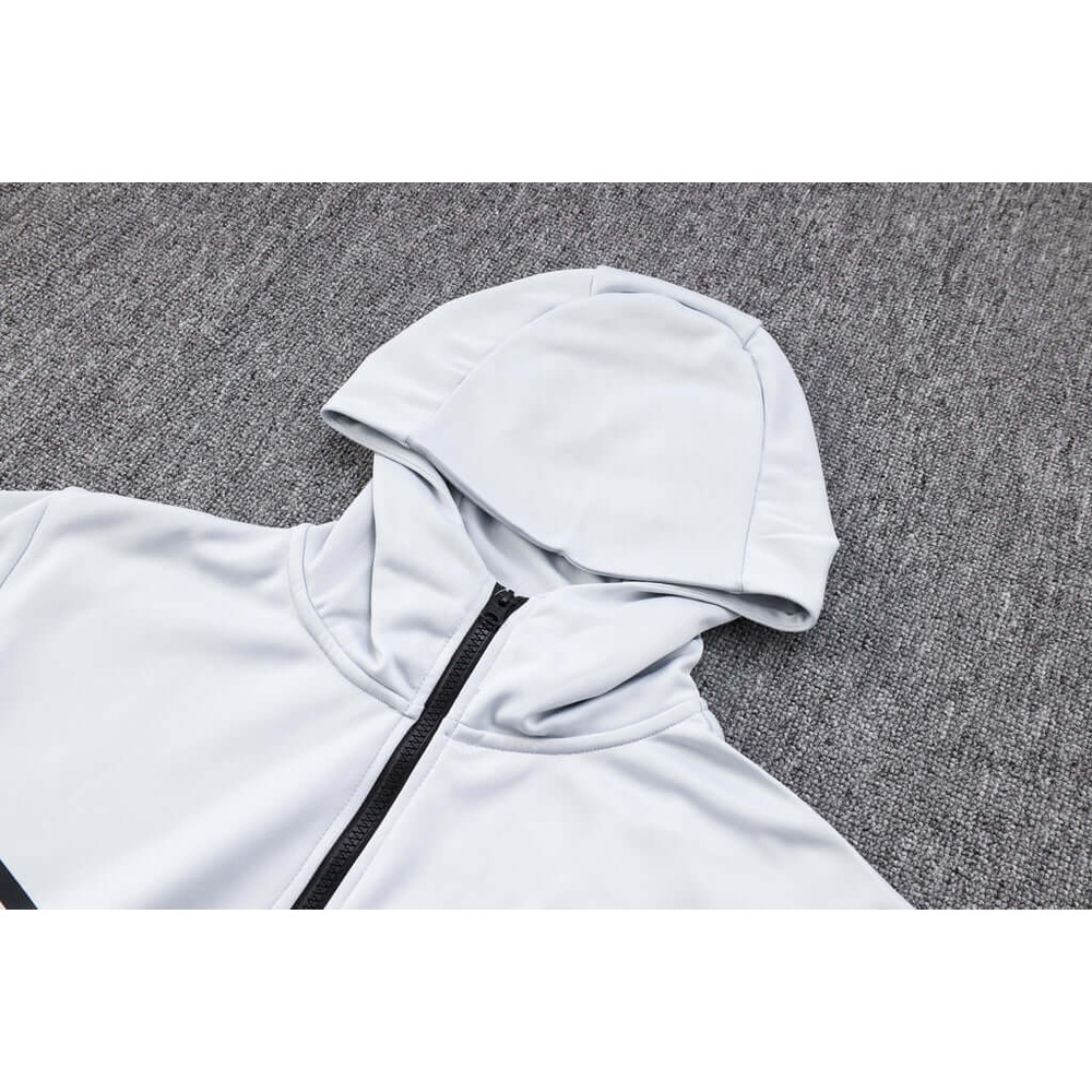 Conjunto de Moletom Nike Sportswear Tech Fleece com Touca Cinza