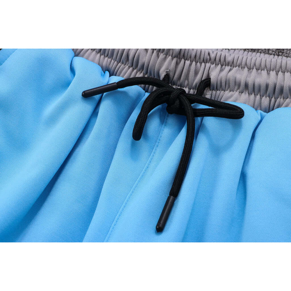 Conjunto de Moletom Nike Sportswear Tech Fleece com Touca Cinza e Azul