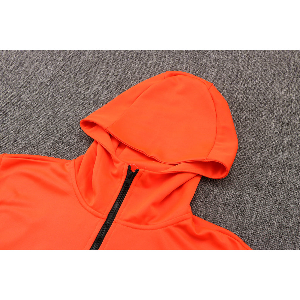 Conjunto de Moletom Nike Sportswear Tech Fleece com Touca Laranja