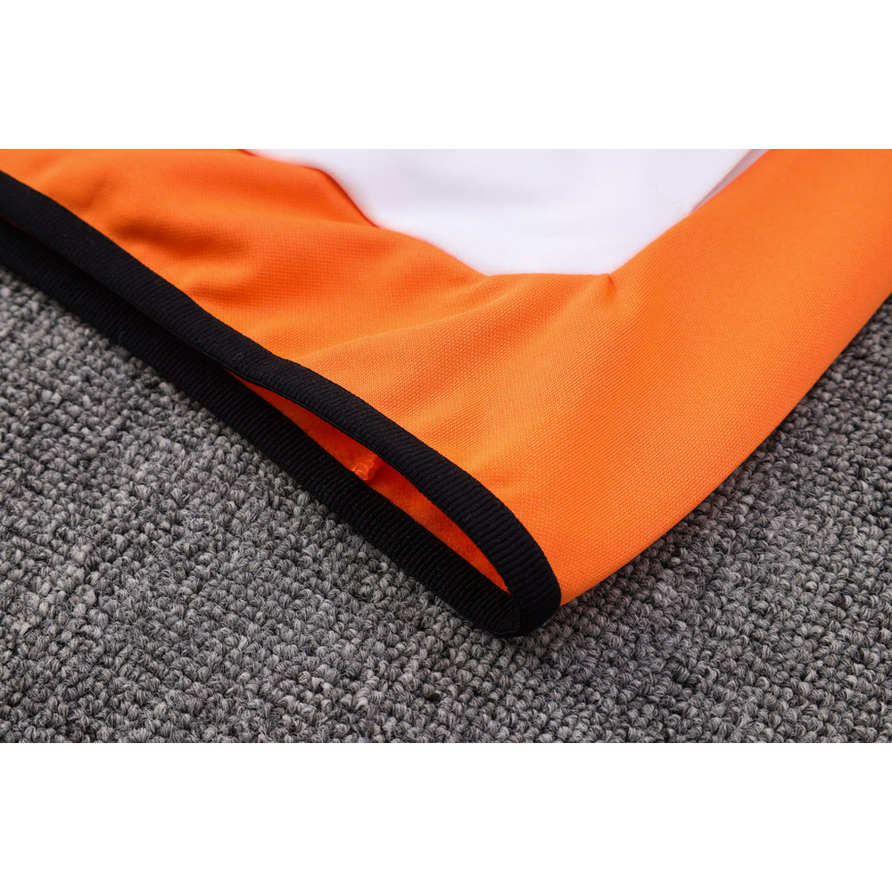 Conjunto de Moletom Nike Sportswear Tech Fleece com Touca Laranja e Branco
