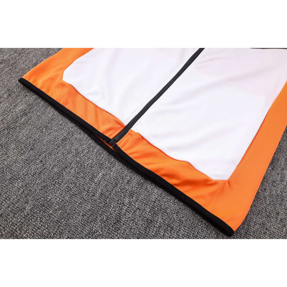 Conjunto de Moletom Nike Sportswear Tech Fleece com Touca Laranja e Branco