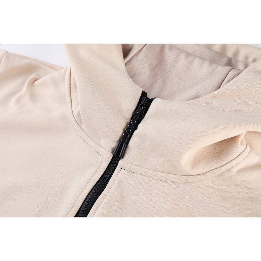 Conjunto de Moletom Nike Sportswear Tech Fleece com Touca Marrom e Cinza