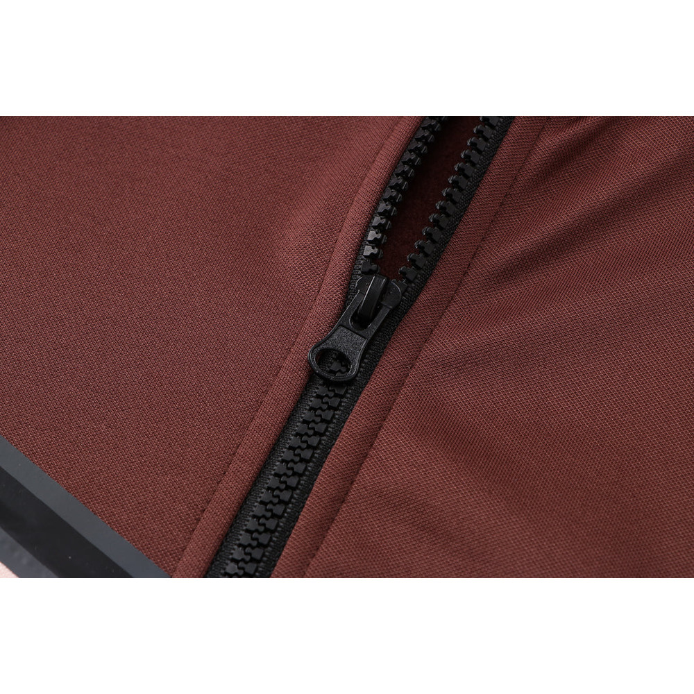 Conjunto de Moletom Nike Sportswear Tech Fleece com Touca Marrom e Rosa