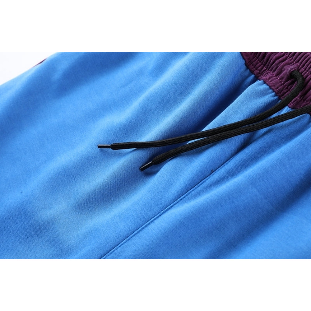 Conjunto de Moletom Nike Sportswear Tech Fleece com Touca Roxo e Azul