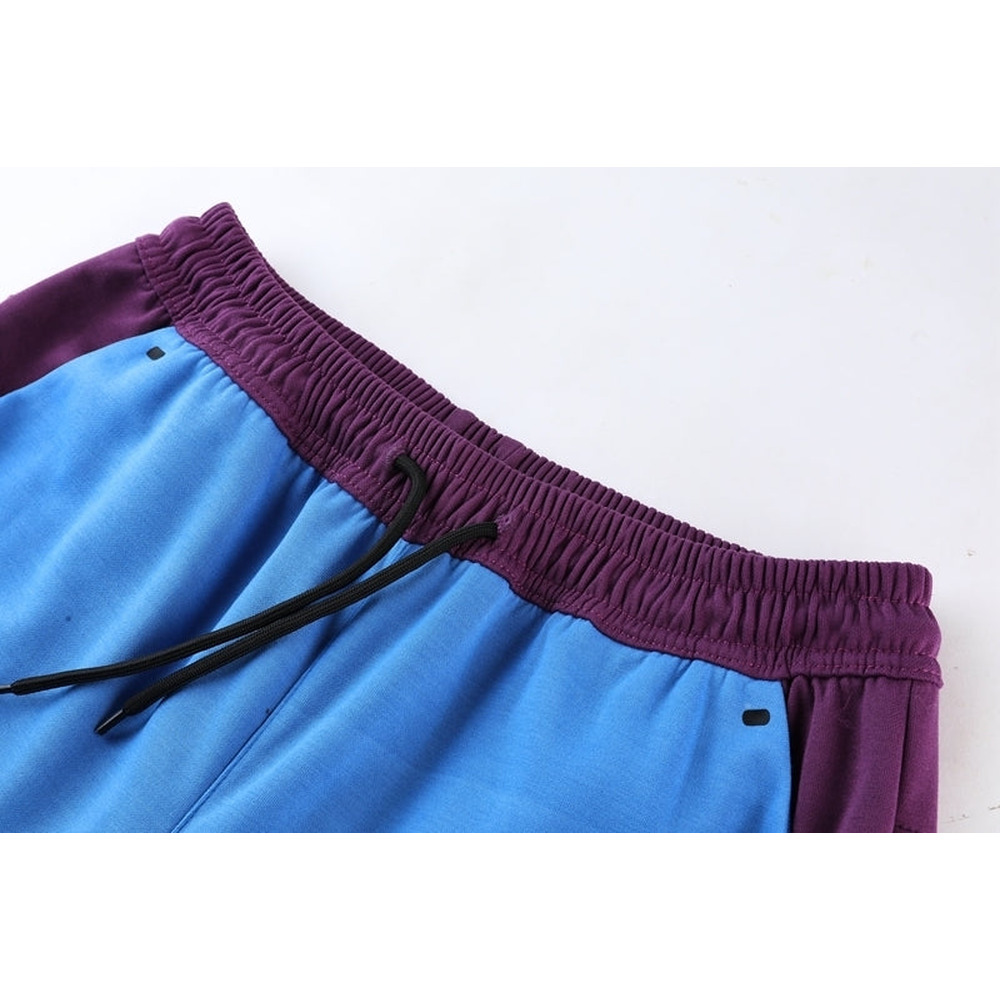 Conjunto de Moletom Nike Sportswear Tech Fleece com Touca Roxo e Azul
