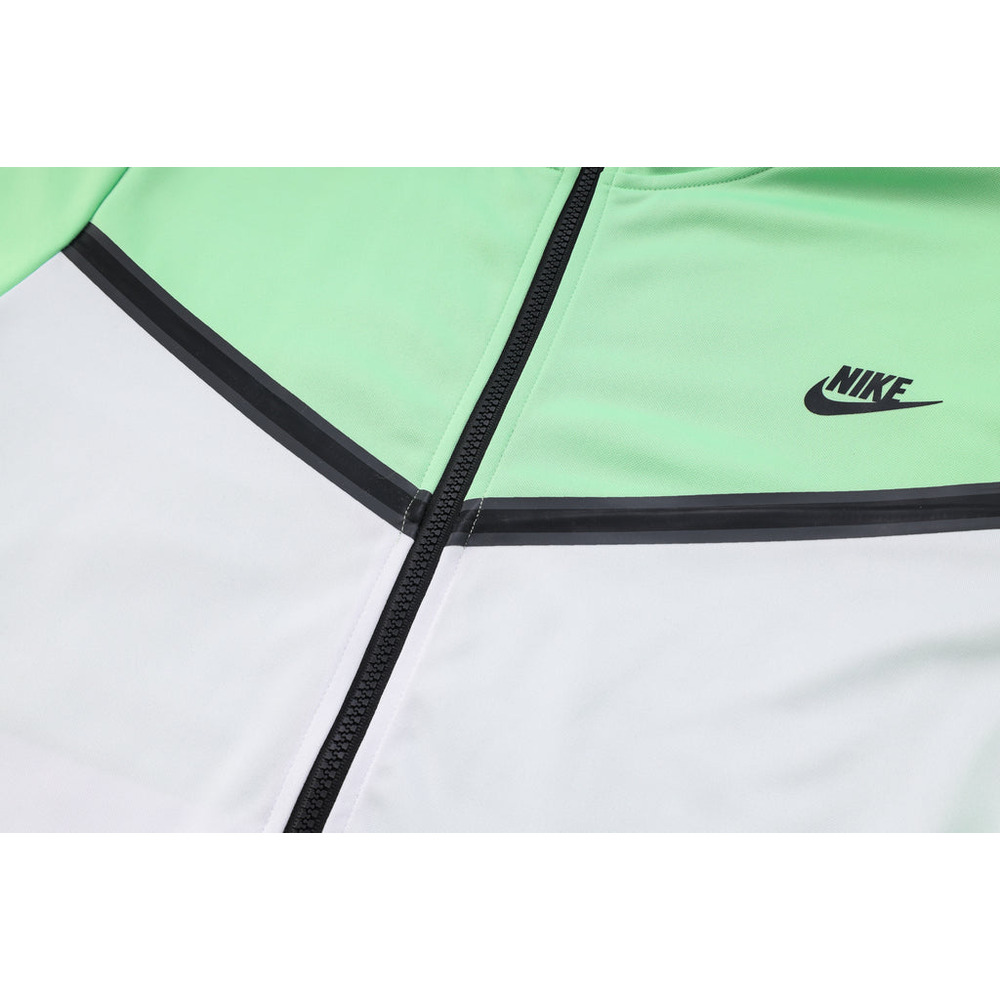 Conjunto de Moletom Nike Sportswear Tech Fleece com Touca Verde e Branco