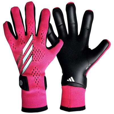 Luva de Goleiro Adidas X Speedportal Preta e Rosa 