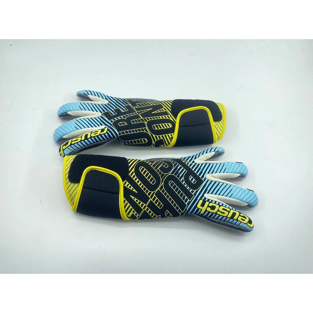 Luva de Goleiro Reusch Pure Contact Azul e Amarelo