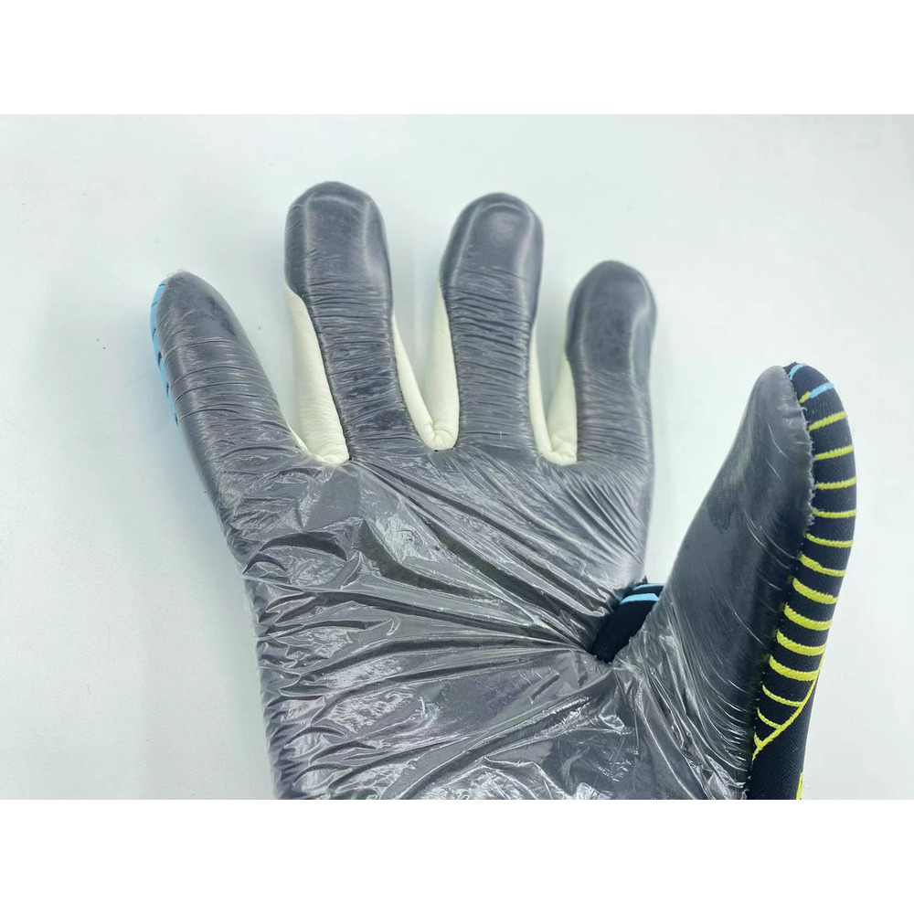 Luva de Goleiro Reusch Pure Contact Azul e Amarelo