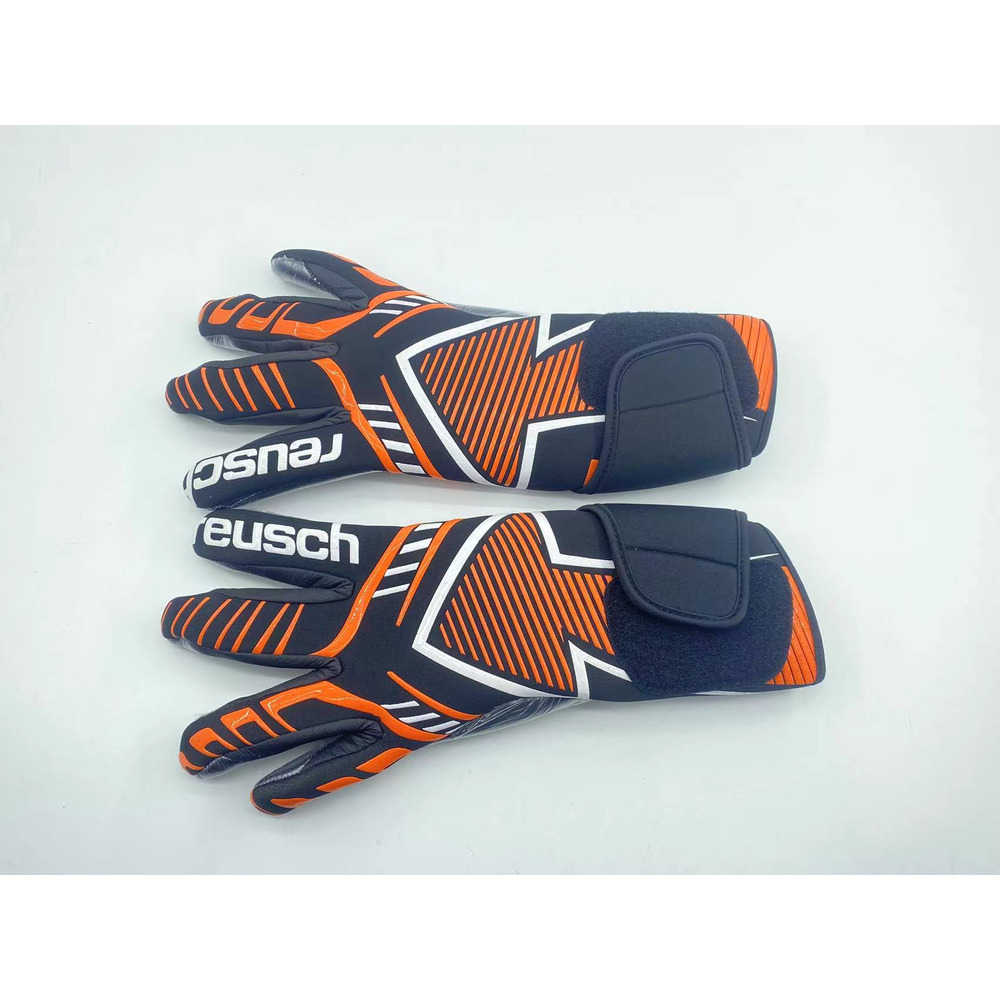 Luva de Goleiro Reusch Pure Contact Laranja e Preto