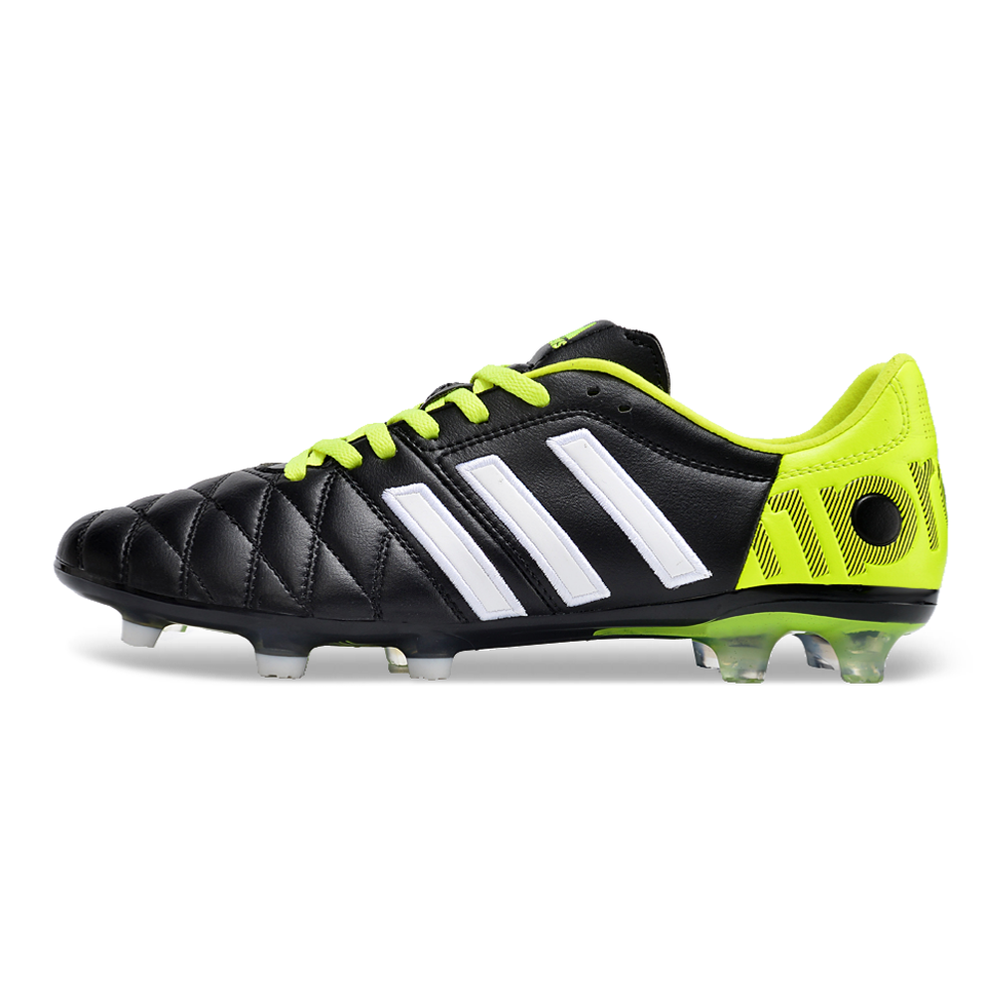 Chuteira Campo Adidas AdiPure 11 Pro FG Preta e Verde