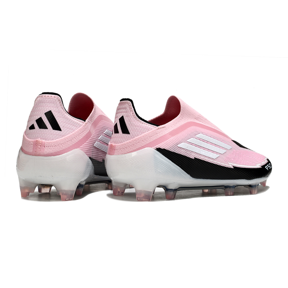 Chuteira Campo Adidas F50+ LL FG Rosa e Preto 