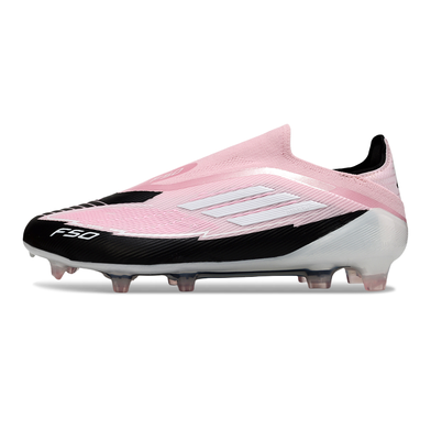 Chuteira Campo Adidas F50+ LL FG Rosa e Preto 