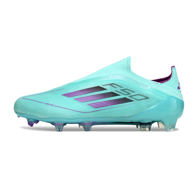 Chuteira Campo Adidas F50+ LL FG Verde e Roxa