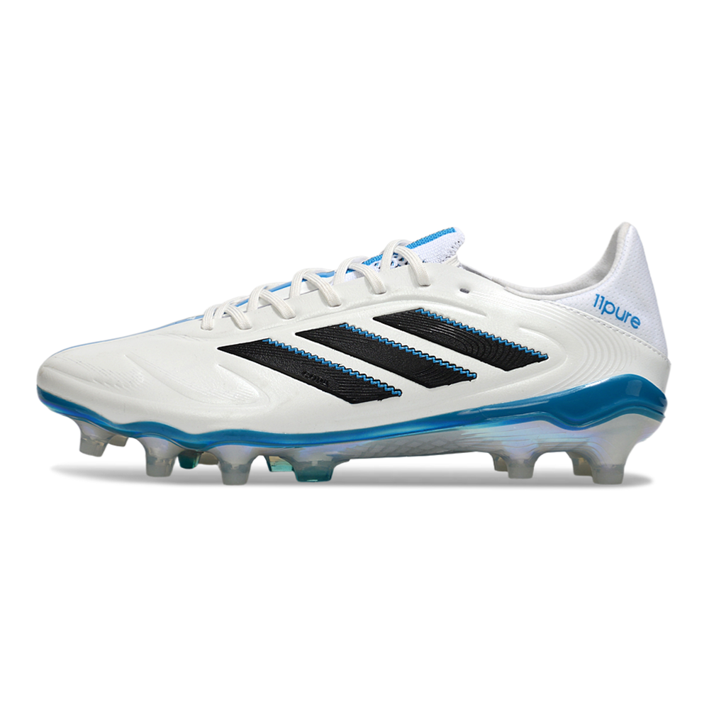 Chuteira Campo Adidas Copa 11Pure FG Branco, Azul e Preto 