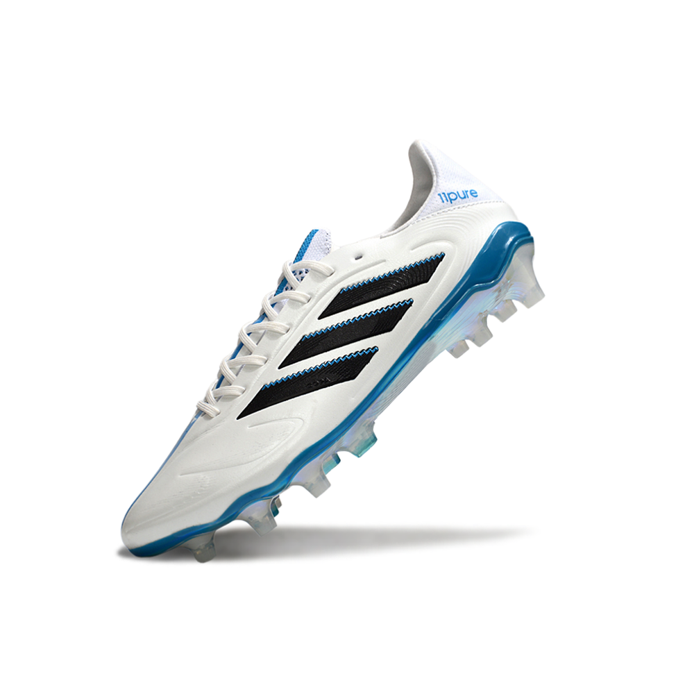 Chuteira Campo Adidas Copa 11Pure FG Branco, Azul e Preto 