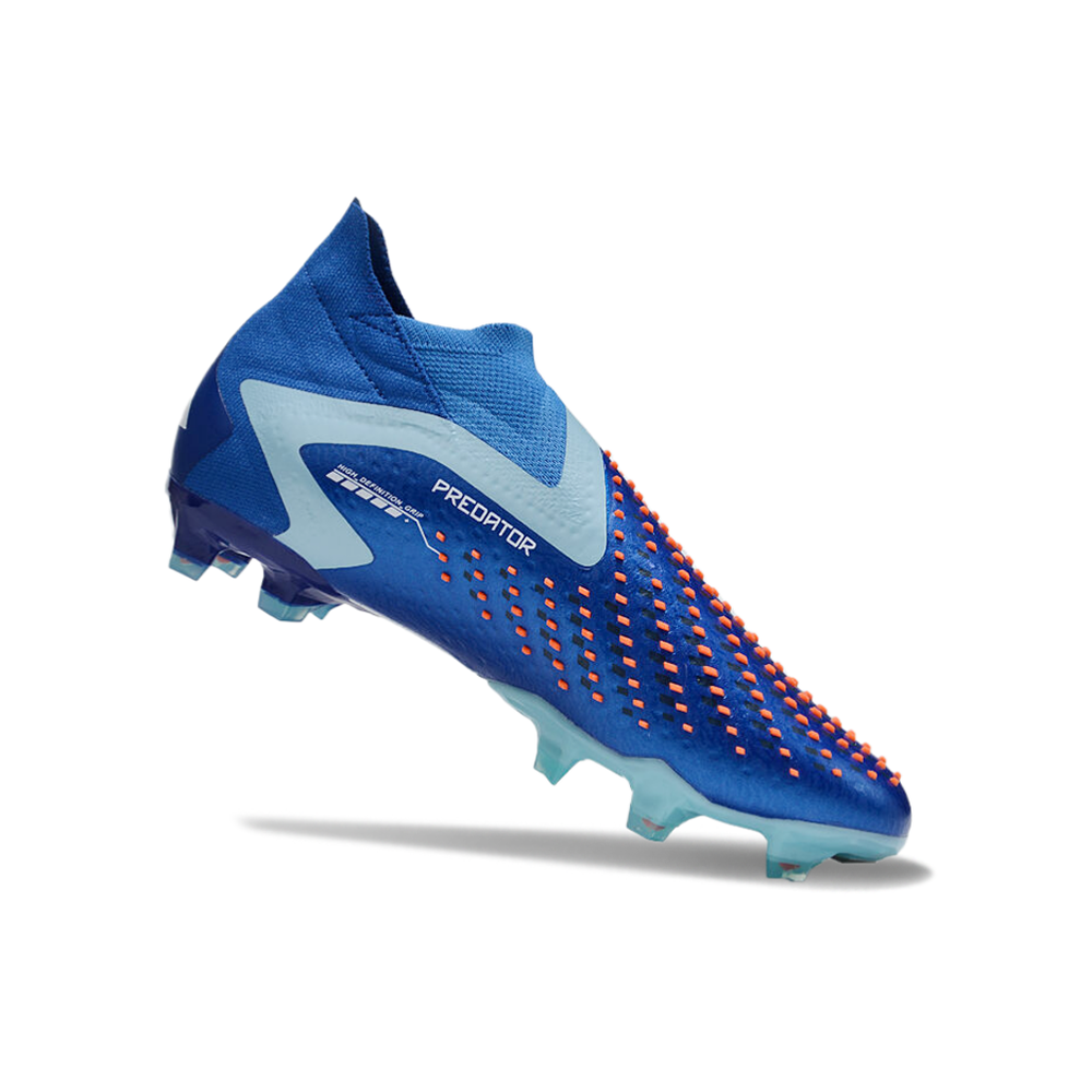 Chuteira Campo Adidas Predator Accuracy+ FG Azul 