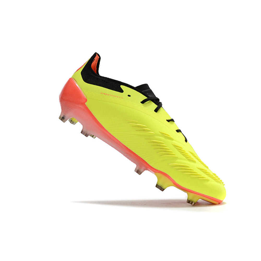 Chuteira Campo Adidas Predator Elite FG Amarelo, Preto e Vermelho 