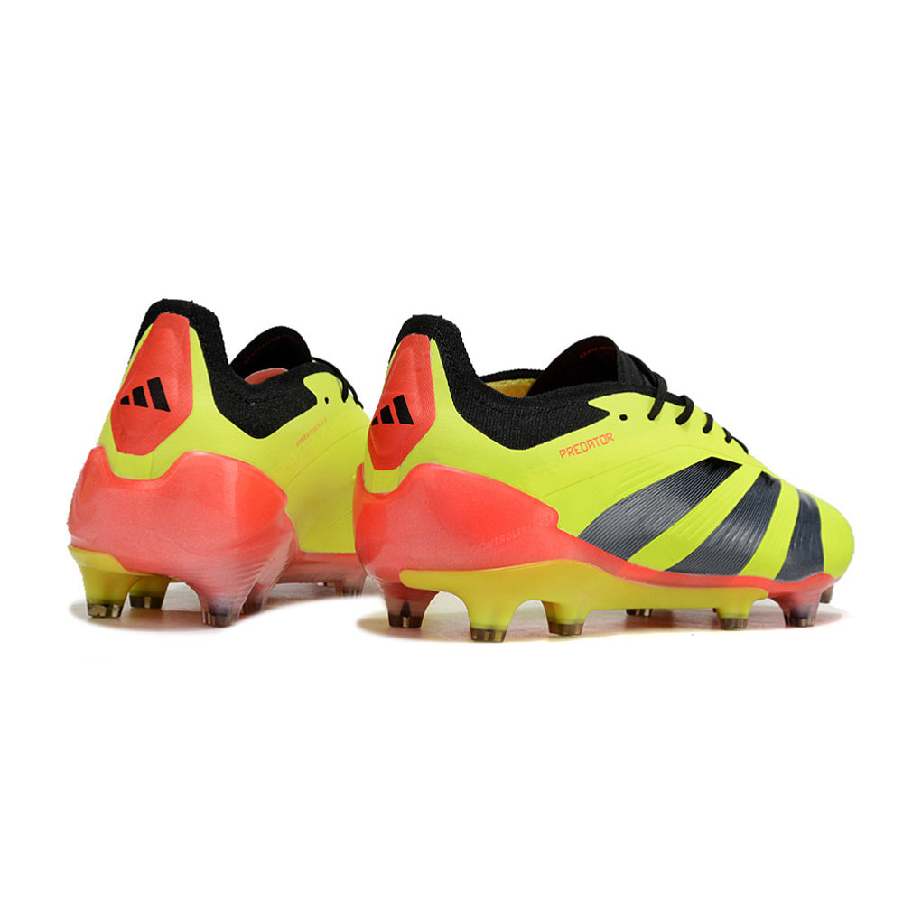 Chuteira Campo Adidas Predator Elite FG Amarelo, Preto e Vermelho 