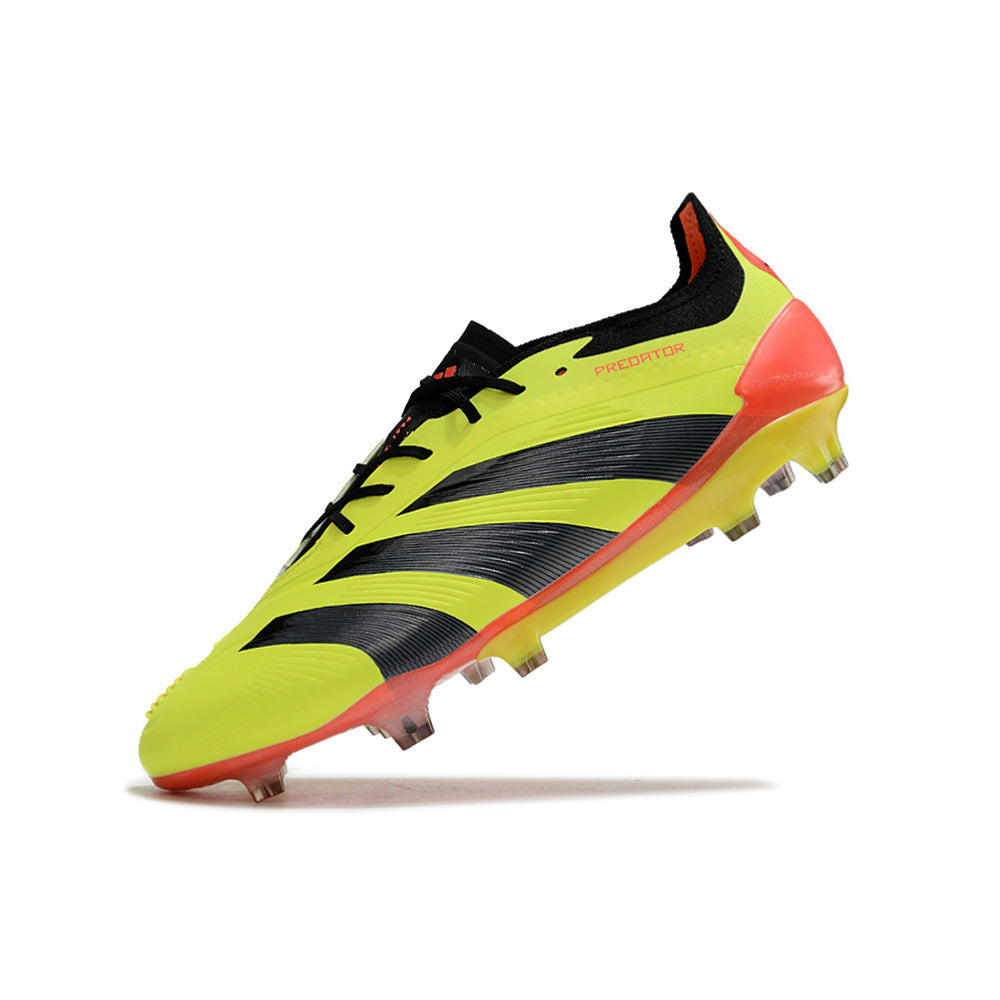 Chuteira Campo Adidas Predator Elite FG Amarelo, Preto e Vermelho 