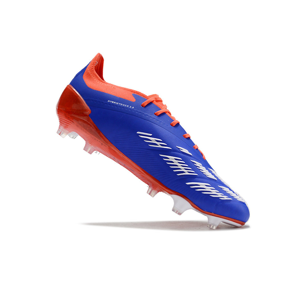 Chuteira Campo Adidas Predator Elite FG Azul, Vermelho e Branco 