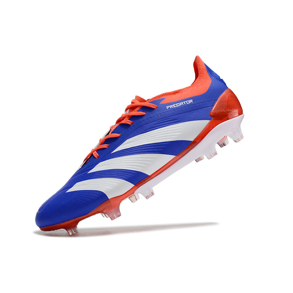 Chuteira Campo Adidas Predator Elite FG Azul, Vermelho e Branco 