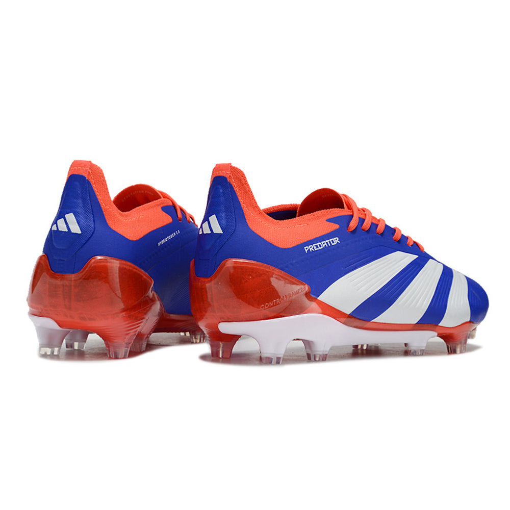 Chuteira Campo Adidas Predator Elite FG Azul, Vermelho e Branco 