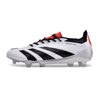 Chuteira Campo Adidas Predator Elite FG Branca e Preto