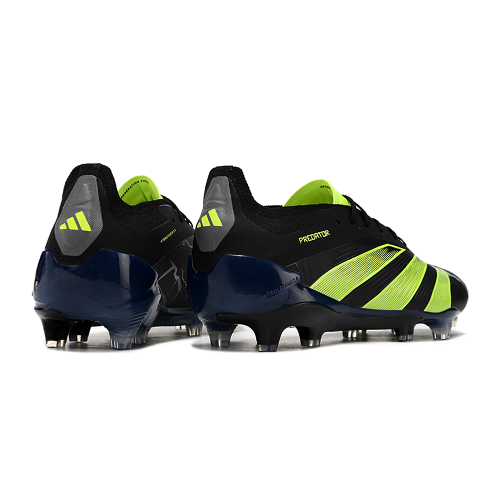 Chuteira Campo Adidas Predator Elite FG Preta e Verde 