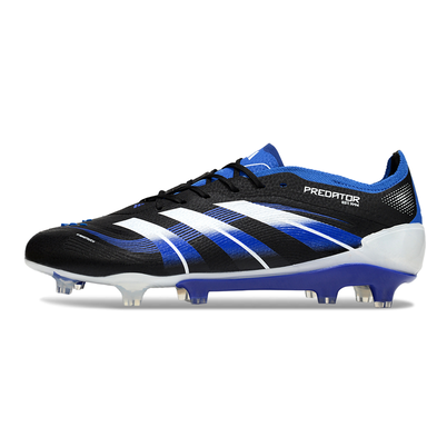 Chuteira Campo Adidas Predator Elite FG Preto e Azul