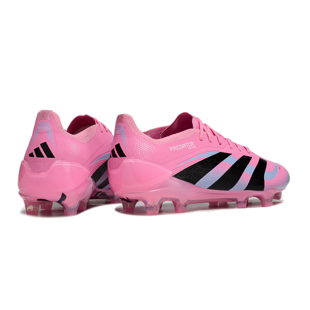 Chuteira Campo Adidas Predator Elite FG Rosa e Preto