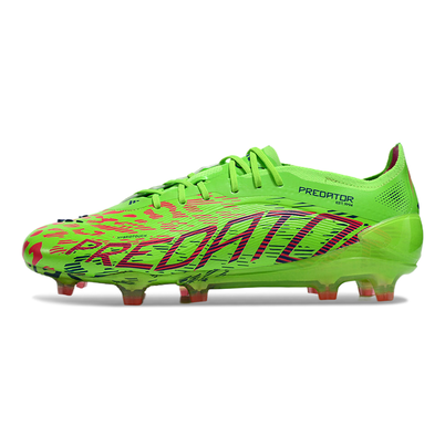 Chuteira Campo Adidas Predator Elite FG Verde e Rosa