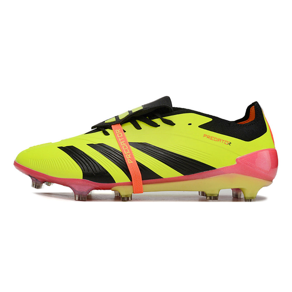 Chuteira Campo Adidas Predator FT 30 Elite FG Amarelo, Preto e Vermelho 