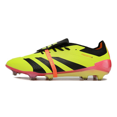 Chuteira Campo Adidas Predator FT 30 Elite FG Amarelo, Preto e Vermelho 