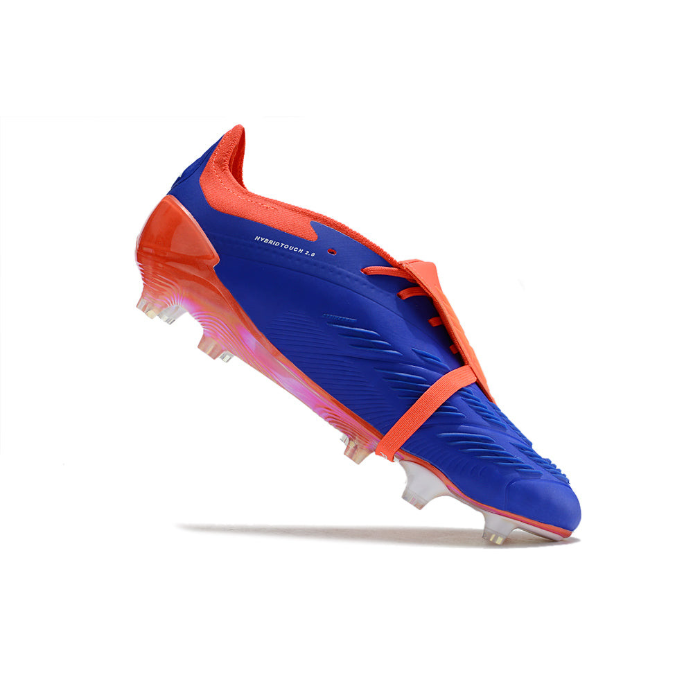 Chuteira Campo Adidas Predator FT 30 Elite FG Azul, Vermelha e Branca 